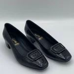 کفش مجلسی ۳سانت یراق مربع مدل آدینه