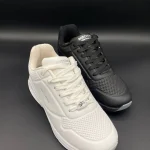 کتونی اسکیچرز مدل ۷۱۰ چرم تام زنانه ومردانه(کاپلی) سفید و مشکی